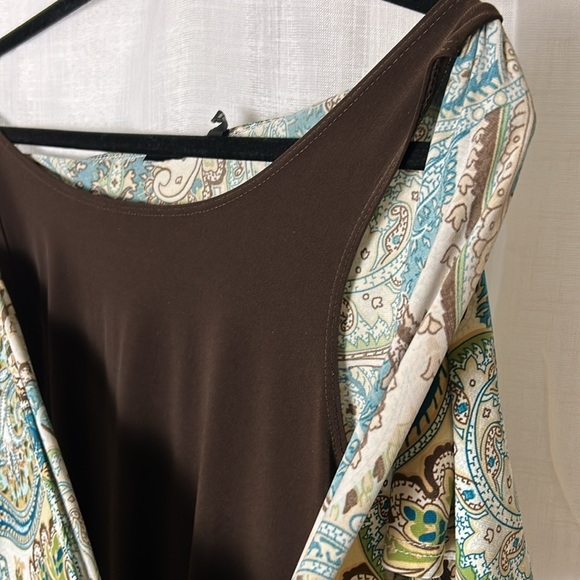 Y2K 70’s vibe,retro,Notations,blouse ,2X,Tribal Vintage,stretchy,boho,wood,beads - Picture 10 of 13